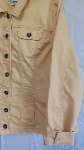 Christopher & Banks Jeansjacke gelb XL Jeans Knopfleiste - Bild 4 von 9