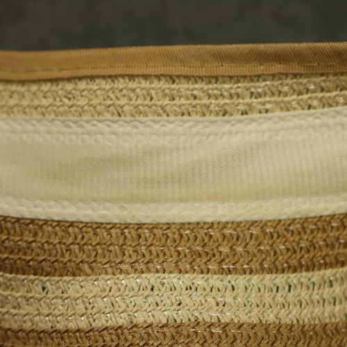 Magid Hüte breite Krempe Papier Stroh Sonnenhut Schirmmütze verstellbar hellbraun & beige Einheitsgröße - Bild 3 von 9