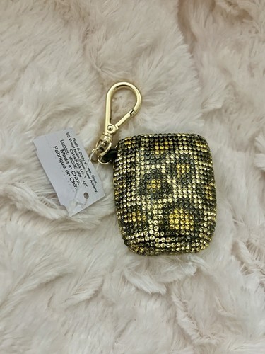 NEW Bath & Body Works Cheetah Gems PocketBac Holder Keychain Key Fob - Picture 2 of 13