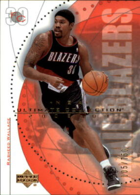 2002-03 Ultimate Collection #51 Rasheed Wallace /750 - NM-MT