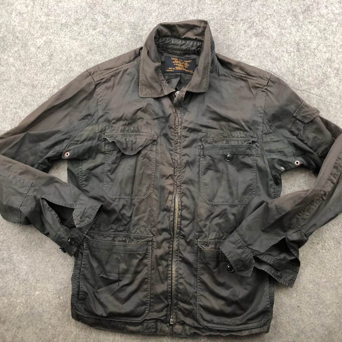 J crew military jacket hotsell mens