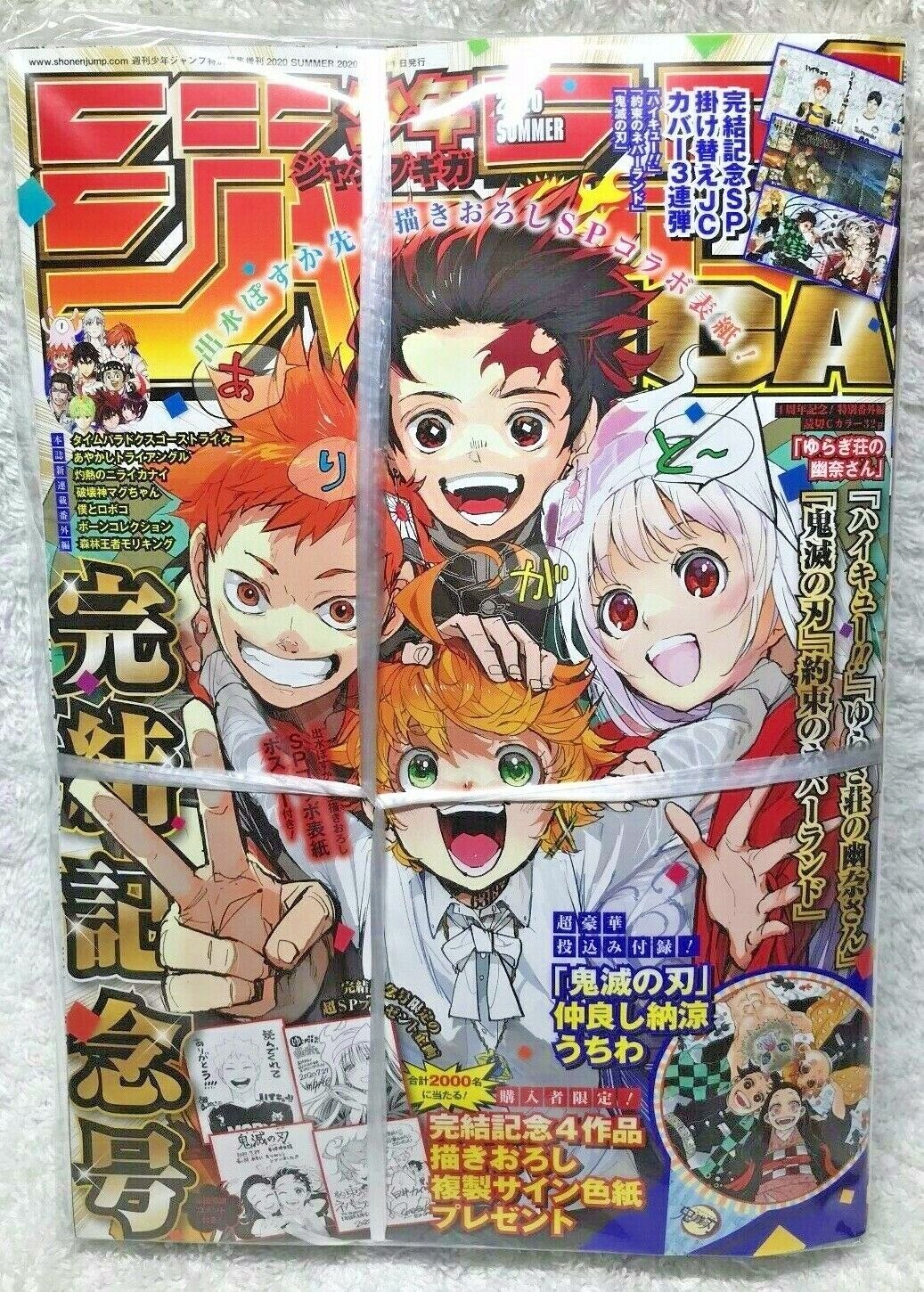 Shonen Jump Giga Summer Magazine Manga With Appendix Poster Comic Cover For Sale Online Ebay