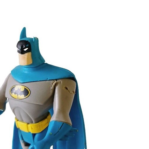 DC Comics JLU Super Friends Batman Figure Vinyl 2004 - Damaged - Picture 2 of 6