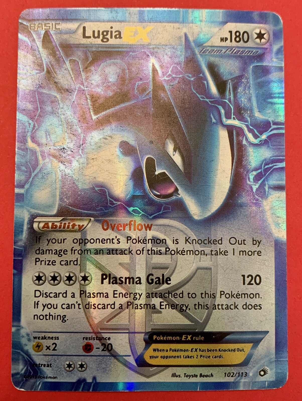 Pokemon Cards Lugia Ex (Team Plasma) ULTRA RARE 102/113 eBay