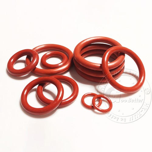 Food Grade O-Ring 3.5mm Cross Section 12mm-46mm OD Red Silicone Seals O-Rings - Imagen 14 de 17