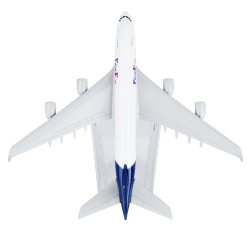1/400 For Fedex A380 Airplane Model Diecast Transportation Plane Collection 16cm - Picture 8 of 16