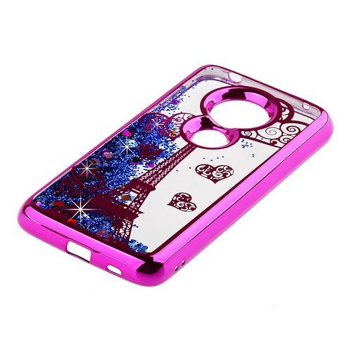 For Motorola G7 Play | Revvlry - Waterfall Chrome Design Armor TPU Cover Case - Picture 3 of 31