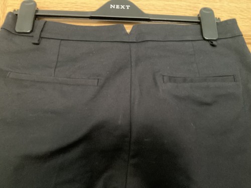 White Company Women’s Trousers Size 12 Navy Blue Slim Leg Oxford Fit - Picture 5 of 7