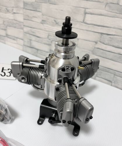 SAITO FA-200R3 4-stroke, 3-cylinder glow engine Radial 32.98cc - Picture 2 of 16