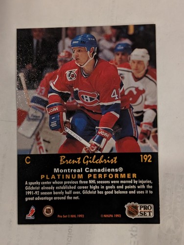 1991 NHL Pro Set Platinum Hockey Cards Pick Your Cards - Picture 335 of 421