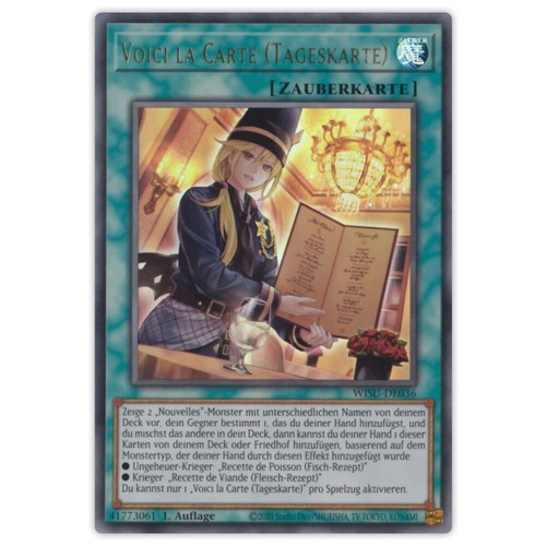 Yu-Gi-Oh! TCG Wild Survivors WISU Einzelkarten Auswahl - 1. Auflage Cards NM DE - Bild 37 von 61