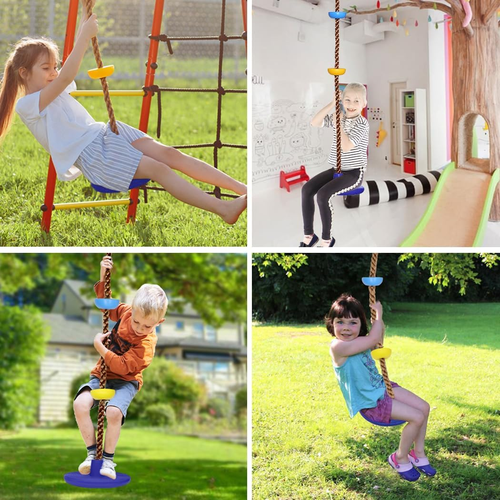 Altalena per Interni Ed Esterni, per Bambini E Adulti, Fino a 120 Kg, Altalena C - Foto 7 di 12