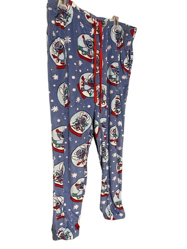 Minnie Mouse & Stitch Disney Bundle of 2 Pajama Pants Women’s Size XL Lounge - Picture 13 of 22