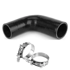 2" to 2.5" 45 Degree Elbow Coupler Silicone Hose 4-Ply Reinforced Turbo Inter...