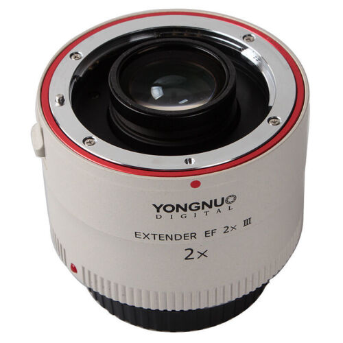 Lente de enfoque automático extensor teleconvertidor Yongnuo YN-2.0X III 2X para Canon EOS EF - Imagen 2 de 13