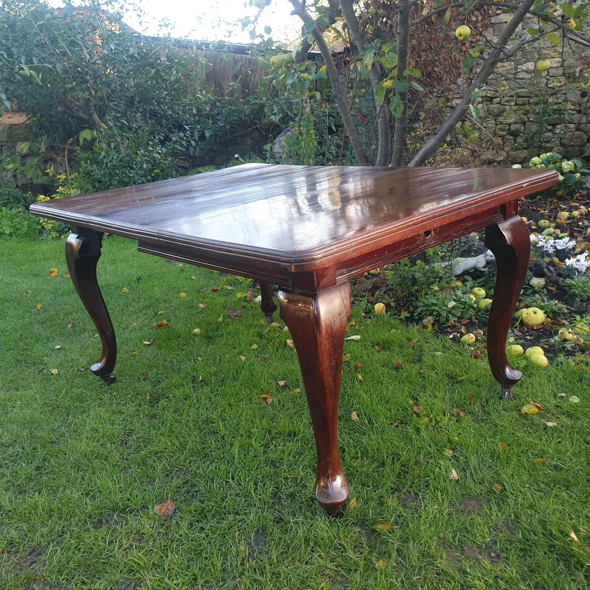 Victorian Antique Mahogany Extending 8 10 Seater Dining Table Wind out Handle