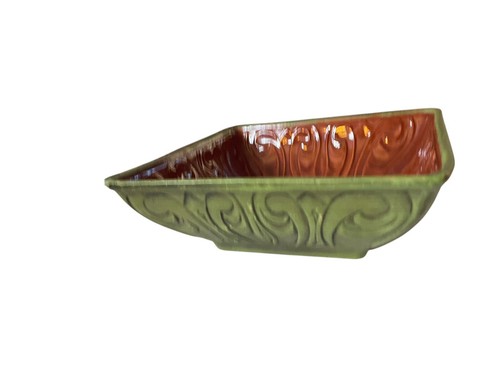 Maurice of California pottery square bowl Fruit Bowl, Centerpiece 1970s Vintage - Foto 3 di 7