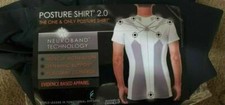 Men's AlignMed Posture Correcting Shirt 2.0 Neuroband Technology Black XXL 2XL