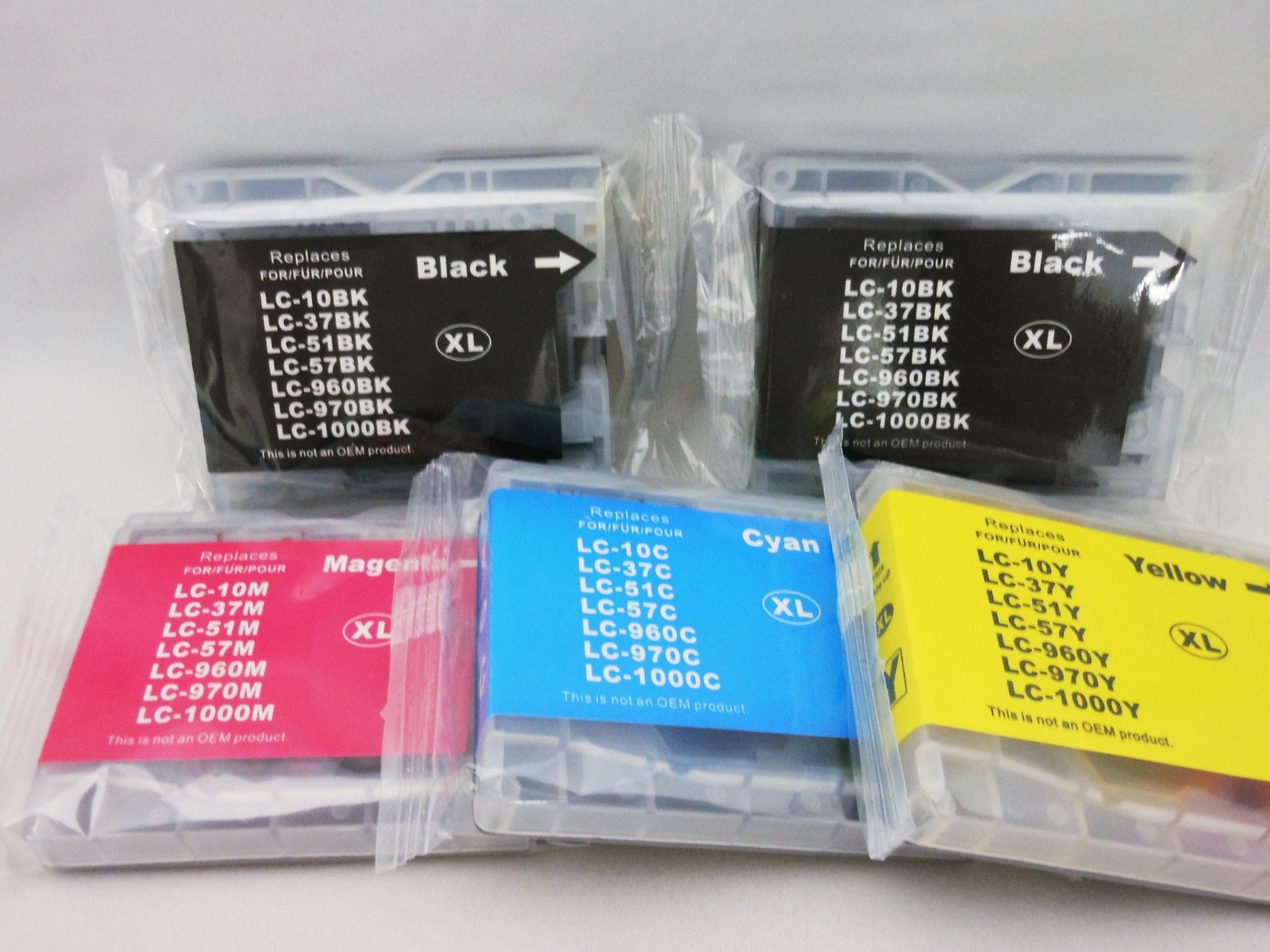 LC51 BLK LC51 C M Y Ink Cartridge for Brother MFC854CW 440CN 665CW