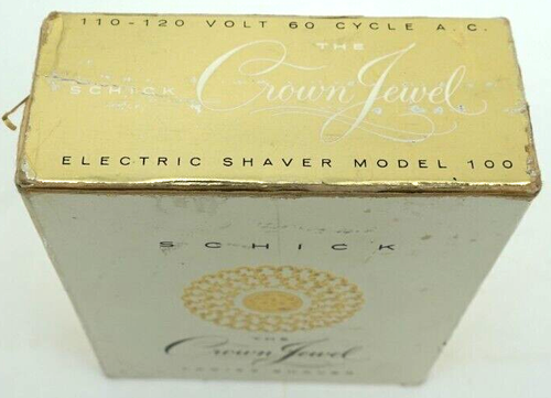Rasoio elettrico vintage anni 60 Schick Crown Jewel in bachelite da donna con scatola - Foto 4 di 8