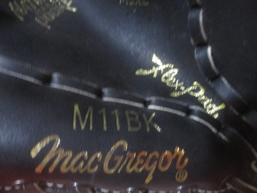 Vtg 1970s Hank Aaron MacGregor Model M11BK Baseball Glove Black Brand New RHT - Picture 6 of 11