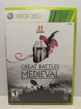History Great Battles Medieval Microsoft Xbox 360 2010 CIB Tested Working