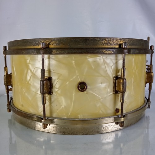 Leedy 6x14" Professional Snare Drum WMP '26-28 Speedway/Nobby Gold/Engraved/1ply - Picture 1 of 15