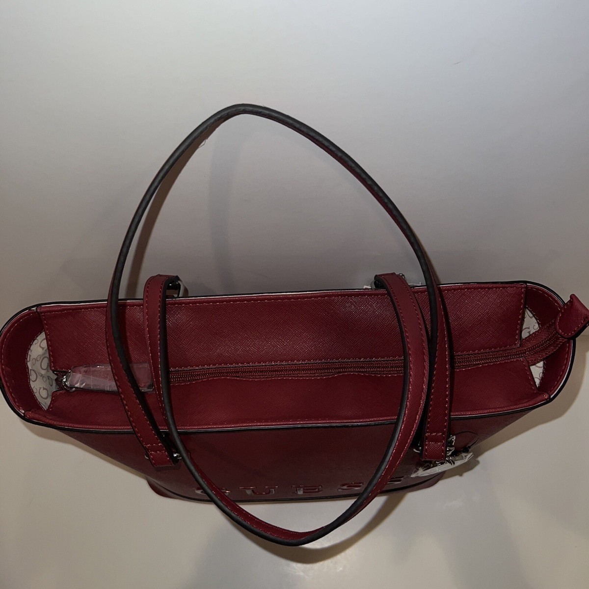 New Pink GUESS Tote Purse Hand Shoulder Bag Cranberry Rodney NWT 