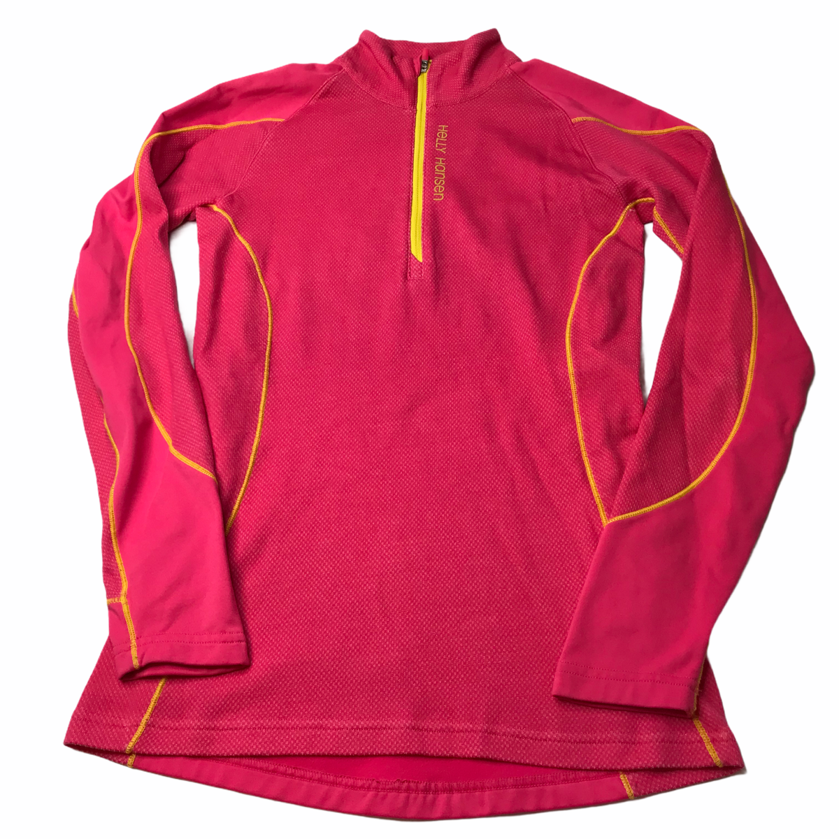 Helly Hansen 1/2 Pullover Pink Long Sleeve Mock Neck Collar