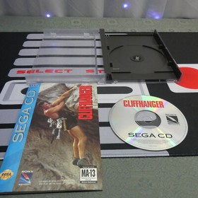 Cliffhanger Sega CD Complete CIB With Manual Registration