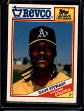 1988 Topps Revco League Leaders - Dave Stewart #29