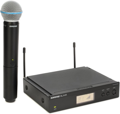 Shure BLX24R/B58 H9 Wireless Handheld Beta58 Microphone System w/ Rackmount Kit - Picture 7 of 11