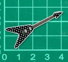 Randy Rhoads Polka Dot Flying V Guitar Sticker Decal