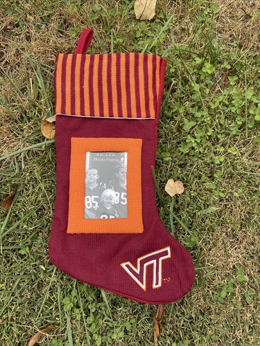 VIRGINIA TECH HOKIES Christmas Stocking PHOTO FRAME Unique BRAND NEW ❤️blt39j1 - Picture 4 of 5