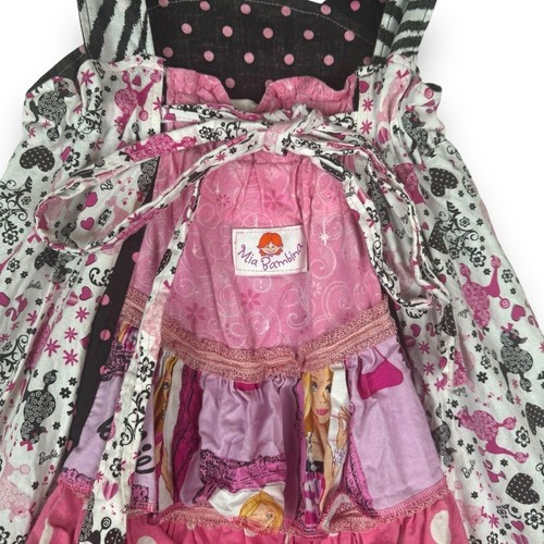 Mia Bambina Designer Boutique Girls Barbie Dress Size Small Birthday Party - Picture 5 of 11