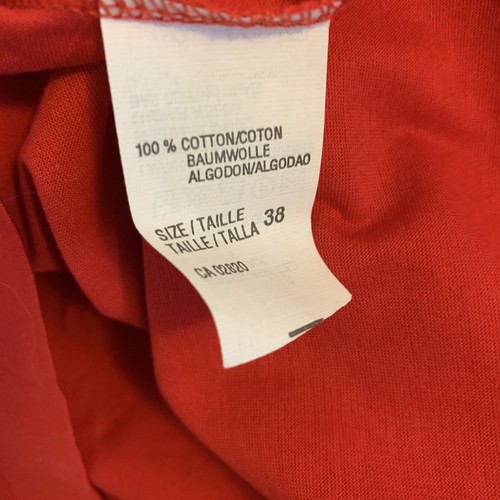 NWT Mondi Fashion Women’s Red Long Sleeves Crew-Neck Top Size 38/10 Made Germany - Picture 6 of 7