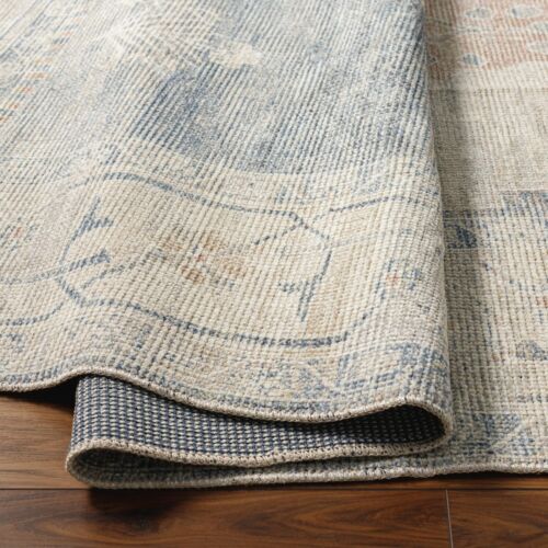Livabliss x Becki Owens Luca Medallion Area Rug , 3'11" x 5'7", Pewter - Picture 7 of 8