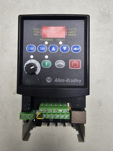 Allen Bradley 22A-D2P3N104 Series A AC Drive Missing Front Panel UNTESTED - Picture 1 of 8