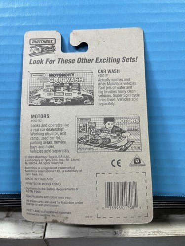 1/64 MATCHBOX SUPERFAST NEW MODEL 1993 MAZDA RX7 #8 YELLOW - Picture 2 of 2