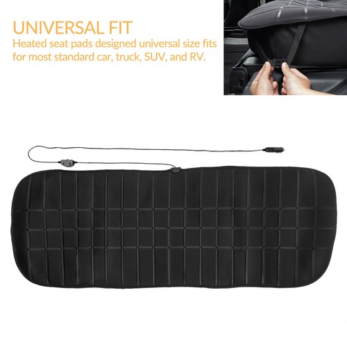 DE Auto Sitzheizung Beheizbare Sitzauflage Heizkissen 2 Heizmatten Universal 12V - Picture 8 of 8