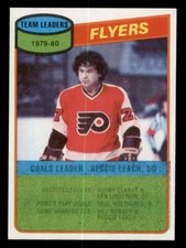 1980-81 TOPPS HOCKEY #249 REGGIE LEACH TEAM LEADERS PHILADELPHIA FLYERS