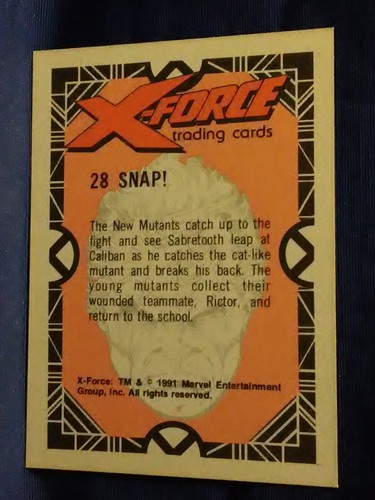 1991 Comic Images X-Force Base Trading Cards U-Pick-1 - Picture 38 of 130