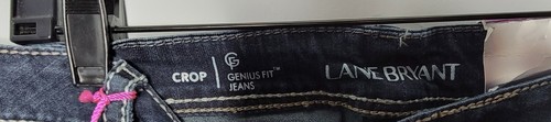 Lane Bryant Crop Genius Fit Jeans with Back Flap Pockets Size 18 - Picture 8 of 8