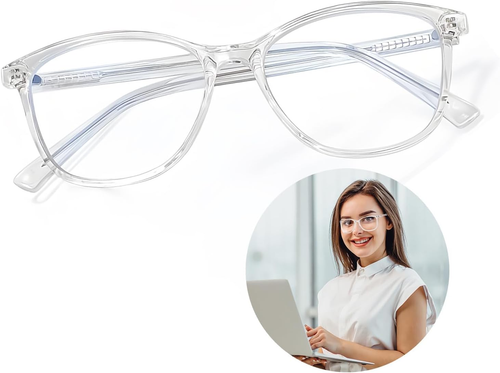 Blaulichtfilter Brille, Brille ohne Sehstärke, Anti Blaulicht Brille, Fake Brill - Bild 7 von 7