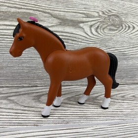 LEGO - Belville - Brown Horse - Set 7587 - Jumping Equestrian - No Saddle - 6171