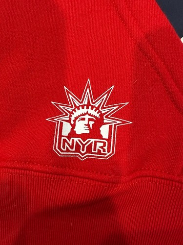 LOTE DE 3 SUDADERAS CON CAPUCHA JUVENILES NY RANGERS + JERSEY (#36 ZUCCARELLO) TALLAS S/M EXCELENTE ESTADO - Imagen 10 de 16