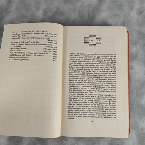 1955 Vintage John Donne Poetry & Prosa Nonesuch Library Red Cloth Edition 📚 - Bild 20 von 22