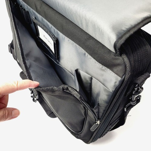 Targus Travel Laptop Computer Briefcase Shoulder Strap Messenger Bag 19"x14"x4" - 第 6/14 張圖片