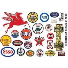 GOFER RACING DECALS 17007 DIORAMA SIGNS 1/24- 1/25 SCALE
