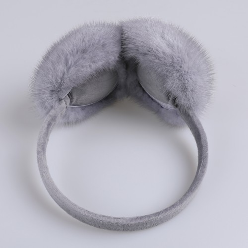 Unisex Echt Nerz Pelz Ohrenschützer mit Samtband Faltbar Ohrenwärmer Winter Warm - Bild 37 von 59